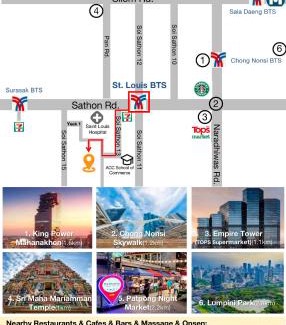 Yan Nawa Apartamento | Sathon 15 apartment close to BTS Skytrain St Louis & Surasak