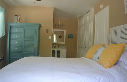 West End Cabaña | Encantador, romántico, Seaside Cottage con impresionantes vistas