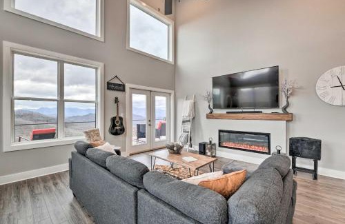 Sylva Casa | Scenic Hillside Cabin in Sylva with Hot Tub and Views!