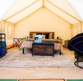 Otsego County Otro | Scenic Northern Michigan Glamping Tent on a Regenerative Farm