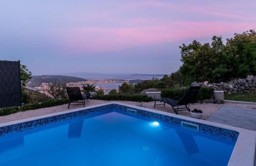 Seget Gornji Villa | Scenic Sea View,Three Bedroom Villa with Pool