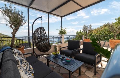 Seget Gornji Villa | Scenic Sea View,Three Bedroom Villa with Pool