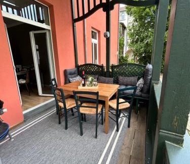 Naumburg Apartamento | Schöne 3 Zimmer Wohnung mit großem Balkon bis 7 Personen