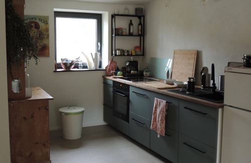 Isselbach Apartamento | Scheunen-Loft am Gelbachtal - apartment/apartment, shower, WC, 1 bedroom