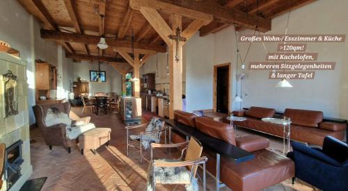 Mellenthin Apartamento | Scheunenloft Usedom -3- Familienoase bis 6 Pax spacious big garden dog-friendly - SiLyVi homes