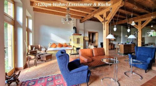 Mellenthin Apartamento | Scheunenloft Usedom -3- Familienoase bis 6 Pax spacious big garden dog-friendly - SiLyVi homes