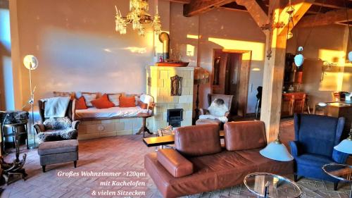Mellenthin Apartamento | Scheunenloft Usedom -3- Familienoase bis 6 Pax spacious big garden dog-friendly - SiLyVi homes