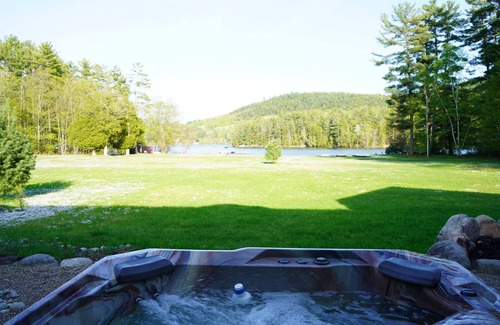 Pottersville Casa | Schroon Lake Luxe Hot Tub Escape Dock 7 bedroom