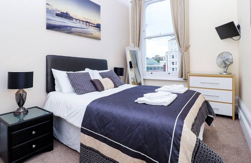 Eastbourne Seafront Apartamento | Apartamento con vistas al mar junto a teatros, tenis y centro de conferencias