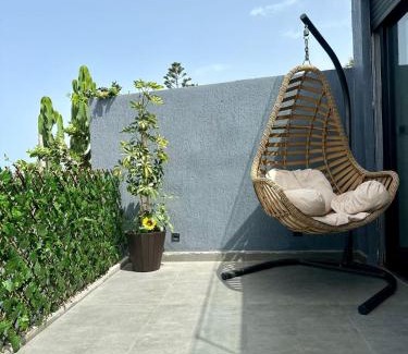 Tamariss Apartamento | sea view appart and roof top, jack beach Tamaris, Dar Bouaza