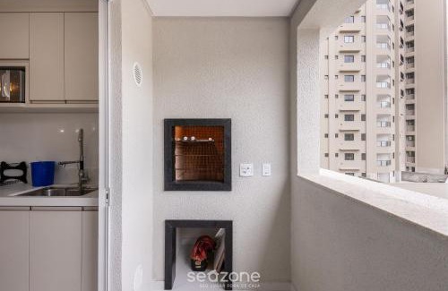 Tabuleiro dos Oliveiras Apartamento | Dpto vista mar c/parrilla en Itapema – SBN0705