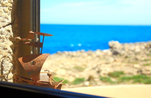 S'Illot-Cala Morlanda Casa | Vista al mar, terraza, cerca de la playa, aire acondicionado, WiFi, fácil acceso