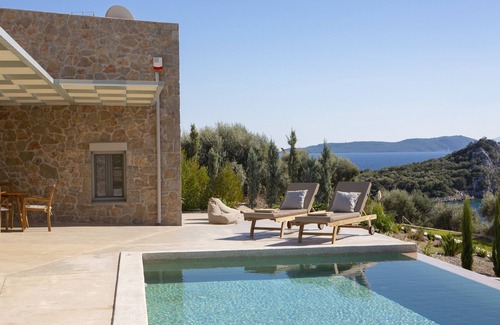 Sivota Villa | Sea View Villa Selina with private sea access and infinity pool