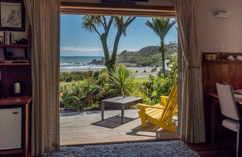 Punakaiki Cabaña | Vistas al mar y puestas de sol