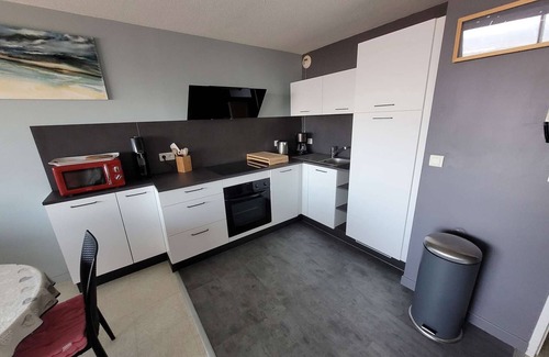 Merlimont-Plage Apartamento | Apartamento frente al mar con ascensor y balcón
