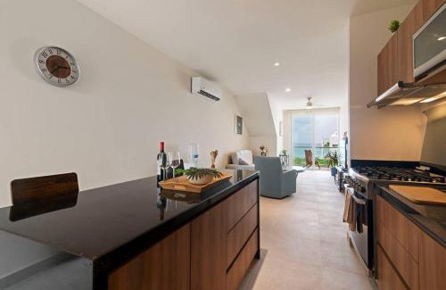 Akumal Apartamento | Seahorse Private Rooftop Hot tub Ocean View Beach Access 11 Pools