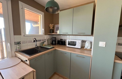 Bernieres-sur-Mer Apartamento | Apartamento frente al mar, 4 pers, Bernières-sur-Mer