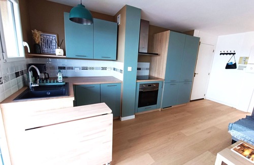 Bernieres-sur-Mer Apartamento | Apartamento frente al mar, 4 pers, Bernières-sur-Mer