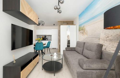 Niechorze Apartamento | Seaside Apartment with Parking and Air Conditioning Close to the Beach by Noclegi Renters