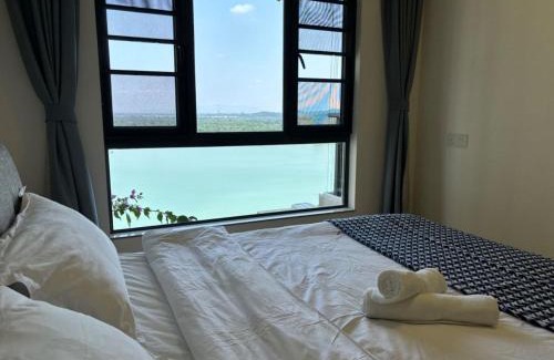 Gelang Patah Apartamento | Seaview 2B1R 5pax Condo Forest City 1G-1608