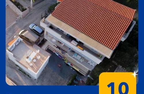 Stanici Apartamento | Seaview Family Apartment with Grand Terrace