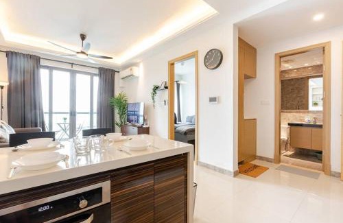 Central District Apartamento | SeaView R&F 4pax-1BR 10mis to CIQ JBSentral CitySquare