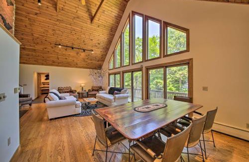 South Casco Casa | Sebago Lake Gem on Private Cove with Boat Dock!
