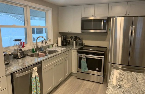 Standish Casa | Sebago Lake, ME Lakeside Hot Tub just renovated