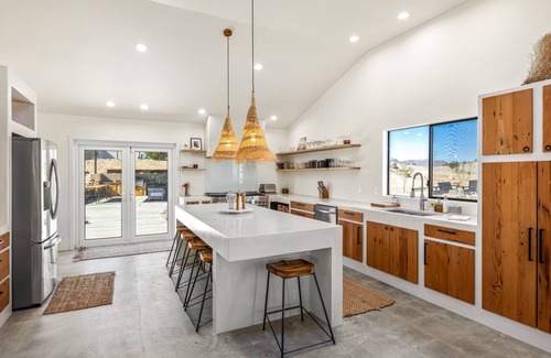 Wonder Valley Casa | Secluded 15 Acre House with a pool and boulder views!