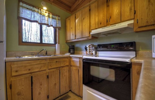 Ellijay Cabina | Romántica y aislada cabina de 1 dormitorio con jacuzzi interior.