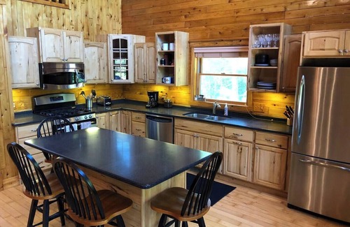 Wetmore Cabina | Secluded Cabin w/King Bed/Sauna/Creek