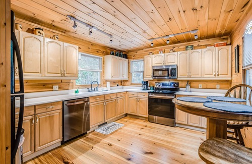 Ellijay Cabina | Secluded dog-friendly cabin w/grill, deck, forest & mountain views, 4x4 required