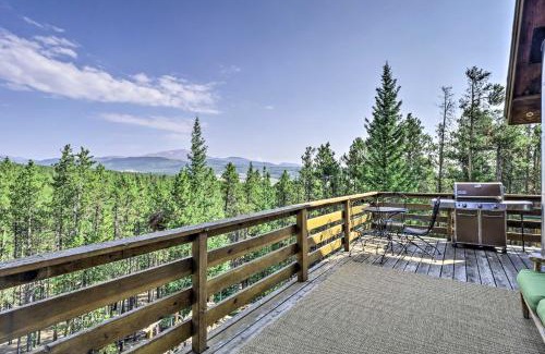 Valley of the Sun Casa | Secluded Fairplay Home with Hot Tub and Mountain Views