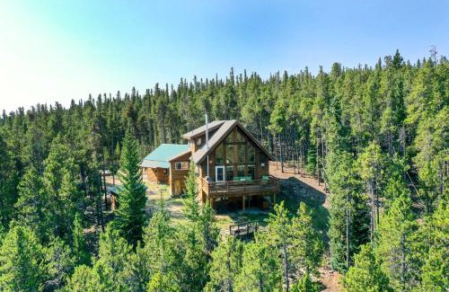 Valley of the Sun Casa | Secluded Fairplay Home with Hot Tub and Mountain Views