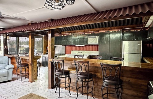 Eutawville Cabina | Secluded Farm Cabin Stay w/Animals + Hot Tub + Private Pool & More!