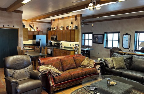 Ruidoso Casa | Secluded Mountain House on 20 wooded acres with majestic views and game room.