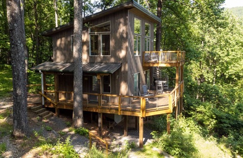 Roseland Cabina | Secluded Mountain Treehouse w/ Panoramic Views nea