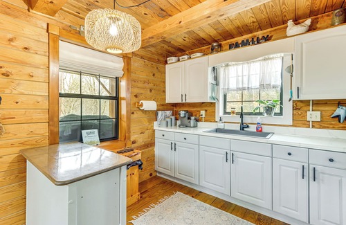 Murphy Cabina | Secluded Mtn-View Cabin w/ Fireplaces in Murphy!
