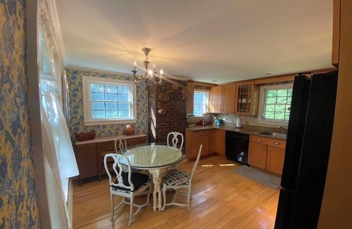 Laurel Hollow Cabaña | Secluded, private woodland cottage with two bedrooms and stone patio for summer!
