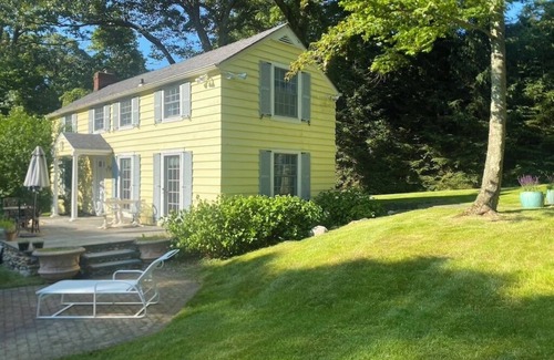 Laurel Hollow Cabaña | Secluded, private woodland cottage with two bedrooms and stone patio for summer!