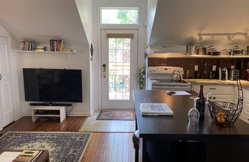 Central Hyde Park Apartamento | Secluded Romantic Carriage House - pets welcome!