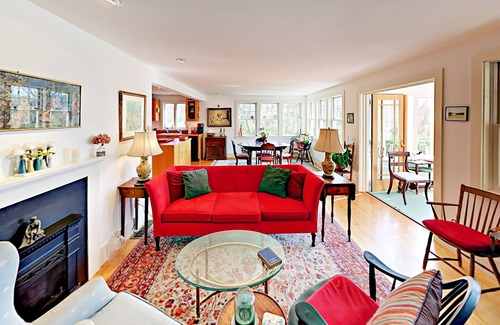 Wellfleet Casa | Secluded stunner with deck, patio, & firepit - 24 acres of nature conservation