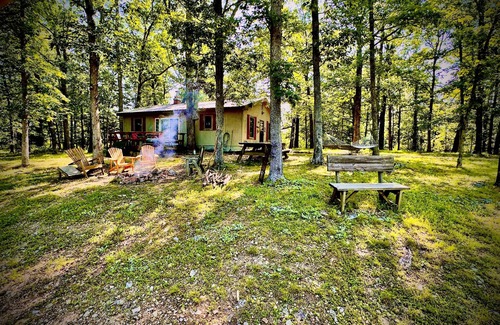 Dixon Cabaña | Aislado Turquía Ridge Cottage Sobre El Río