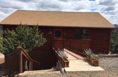 Williams Cabina | Grand Canyon Brewery Cabin # 2 - Alquiler de vacaciones aislado-Vistas increíbles-