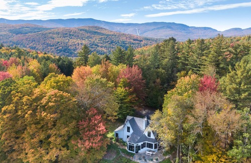 Waitsfield Casa | Secluded Vermont Home with Stunning Private View! Prime Location!