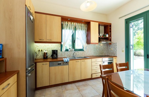 Agia Triada Villa | Secluded Villa w/ Private Pool, Children Play Area, Pool table, BBQ & Sea Views