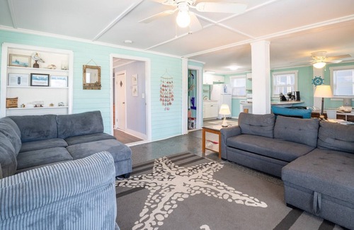 Topsail Beach Condominio | Sonido y mar - Nivel inferior