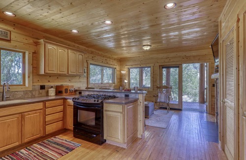 Pagosa Springs Cabina | See Fall's Changing Colors! Riverfront Cozy Cabin, Gas Fireplace, Pet-Friendly, Close to Downtown!