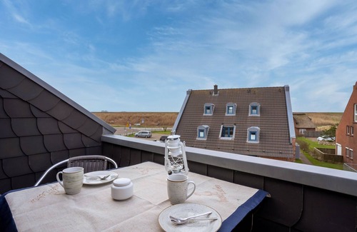 St. Peter-Ording Apartamento | Seeblick 15 - Apartment house Deichbude am Strand - 1a location to the main beach
