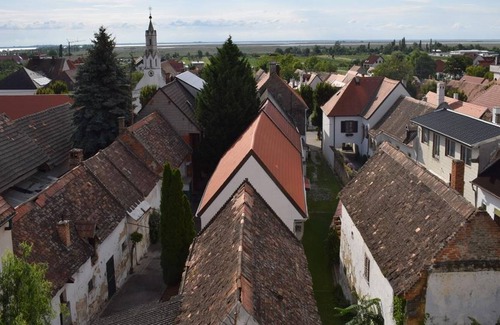 Morbisch am See Cabaña | Seeblick Pension - Doppelzimmer mit Dusche/wc, mit Terrassen-seeblick